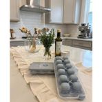 Berina Home Silikon Kapaklı Buzluk - Silikon Buz Kalıbı – Kolay Çıkar & Hijyenik Saklama - 3 Adet