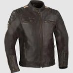 Bering Segura Ventura Retro Deri Motosiklet Montu - Kahverengi - 2XL