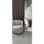 berjeriX Lavinia Berjer Luxury Gold Bukle Teddy Kırık Beyaz
