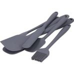 Berjerix Spatula Silikon Mutfak Pasta Yumurta Fırçası Ve 6Lı Fırça Seti