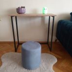 Berk Silindir Puf- Bench-Sandalye- Dekoratif Puf - 30*35 - 010