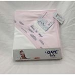 Berkaysun Tekstilden Gaye Pamuklu Bebek Banyo Havlusu 80x90 - Pembe - Yenidoğan
