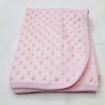 Berkaysun Tekstilden Tek Katlı Nohut Model Bebek Battaniyesi - Pembe - Yenidoğan