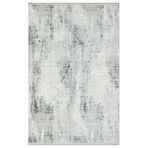 Berkeley Gri Mavi Soyut Modern Geometrik Etnik Desenli Boho Makinada Yıkanabilir Hafif Hav Toz Vermez Leke Tutmaz Kaymaz Taban Dijital Makine Baskı Halı Oturma Odası Salon Yolluk Koridor Mutfak Halısı