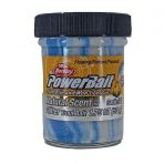 Berkley Powerbait Sarımsaklı Parıltılı Alabalık Yemi White Neon Blue Garlıc Bgtgnb2 50gr