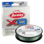 Berkley Üniseks – Yetişkin Berkley X9 Olta İpi,Low-Vis Grün,45.6kg| 295yd | 270m