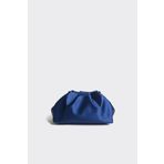 Berlesi Lacivert Kadın Saten Clutch Abiye Çanta