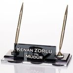 Berlin Kristal Masa İsimliği Hediye Ofis Masa Üstü İsimlik