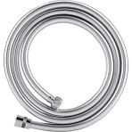 Berlin Shop 150 cm Yüksek 5 Katmanlı Pvc Duş Spirali / Kopmayan Duş Hortumu / Dayanıklı - Paslanmaz Malzeme / El Duşu Başlığı ve Duş Seti Takımı Uyumlu - Gri