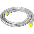 Berlin Shop 150CM Örgülü Eko Duş Spirali / Banyo Duş Hortumu / Duş Seti Borusu / El Duşu Başlığı Zinciri / Duş Takımı Yedek Duş Hortumu Spirali (Tüm Larla Uyumludur) - Gri