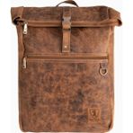 Berliner Bags Xl Unisex Vintage Hakiki Deri 17 Inç Laptop Bölmeli Unisex Sırt Çantası - Ceviz