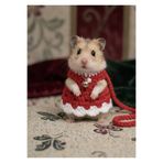 Berliva Home El Örgüsü Çanlı Hamster Kıyafeti - Küçük Evcil Hayvan Elbisesi