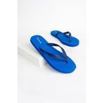 Bermody Erkek Rahat Basic Mavi Parmak Arası Plaj Terliği Flipflops