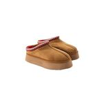 Bermody Tia Kadın 4 cm Bilek Boy Dayanıklı Taban Konforlu İçi Kürklü Sıcak Ug Model Bot Bootie (Taba, EU Ayakkabı Beden Sistemi, Yetişkin, Kadın, Sayısal, Orta, 38)