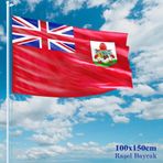 Bermuda Bayrağı - 100x150 cm (1 metre x 1,5 metre) - Raşel Kumaş