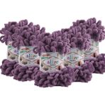 Bernam Butik Lavanta 437 Alize Puffy El Örgü İpi