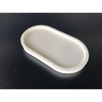 Bernami Dekoratif Pinterest Dekoratif Oval Beyaz Beton Biblo Tabakbeton Takı Tabağı Mum Tabağı Mumluk Organizer