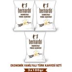 Bernardo 3lü Vanilyalı Türk Kahvesi Ekonomik Set 100GRX3