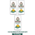 Bernardo Colombian Filtre Kahve 250 gr 3'lü Set