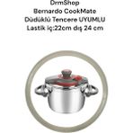 Bernardo Cookmate 4,5 -5-6 Lt Uyumlu Düdüklü Tencere Lastiği Iç 22CM Dış 24CM