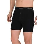 Berrak 1059 Likralı Düğmeli 3'lü Siyah Erkek Boxer