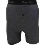 Berrak 1059 Likralı Düğmeli 6'lı Füme Erkek Boxer