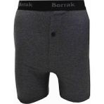 Berrak 1059 Likralı Düğmeli Füme Erkek Boxer