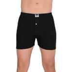 Berrak 1099 Düğmeli Penye 3'lü Siyah Erkek Boxer