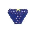 Berrak 11103 Kadın İçin Saks Kurdele Süslemeli Bikini