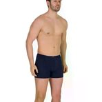Berrak 12 Adet Lacivert Renk Ince Kemerli Modal Boxer BRWEZDSL1R110