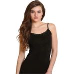 Berrak 2 Adet Kadın Siyah Ip Askılı Model Atlet 8038 - 2XL