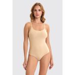 Berrak 2081-82 3'lü Kadın Çıtçıtlı (Kancalı) Body Atlet - Ten - XL