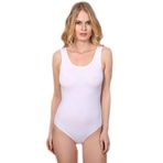 Berrak 2083 Kadın Kancalı / Çıtçıtlı Body Gen.Askı Açık Renk - M - Beyaz