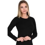 Berrak 2134 3'lü Kadın Uzun Kollu Body Fanila - M - Siyah
