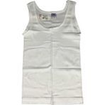 Berrak 2519 Geniş Askılı Ribana 6'lı Paket Beyaz Kız Çocuk Atlet