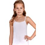 Berrak 2520 Ribana İp Askılı Beyaz Kız Çocuk Atlet