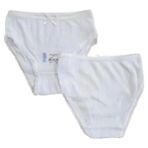 Berrak 2574 Kız Çocuk Modal Slip Külot 6 Adet - 11 - 12 Yaş - Beyaz