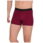 Berrak 3 Adet Bordo Renk Modal Boxer Kırmızı XL