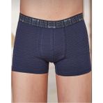 Berrak 4475 Çizgili 3 Adet Lacivert Erkek Boxer