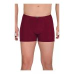 Berrak 4488 Modal İnce Kemer 3'lü Bordo Erkek Boxer