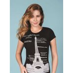 Berrak 8006 Kule Baskılı Bayan T-Shirt