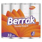 Berrak Çift Katlı 32'li Tuvalet Kağıdı