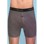 Berrak delmoresberrak1059-12lü Erkek Füme Likralı Düğmeli Boxer 12'li Paket 1059