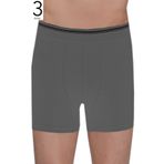 Berrak ELF568BER10973 Antrasit 3'lü Paket Likralı Erkek Boxer