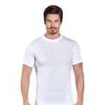 Berrak Erkek Amerikan Yaka Atlet, Beyaz, 2XL Beden
