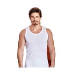 Berrak Erkek Askılı Atlet,%100 Pamuk, Beyaz, 3XL Beden