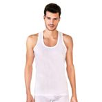 Berrak Erkek Askılı Atlet,%100 Pamuklu, Beyaz, 3XL, 4'lü Paket