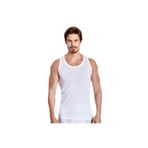 Berrak Erkek Atlet,%100 Pamuklu, Beyaz, 48 Beden, 6'lı Set