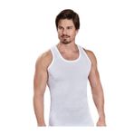 Berrak Erkek Beyaz Penye Atlet, 3XL Beden
