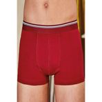 Berrak Erkek Bordo Likralı Boxer, 3'lü Paket, L Beden